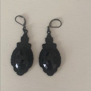 Anthropologie black earrings